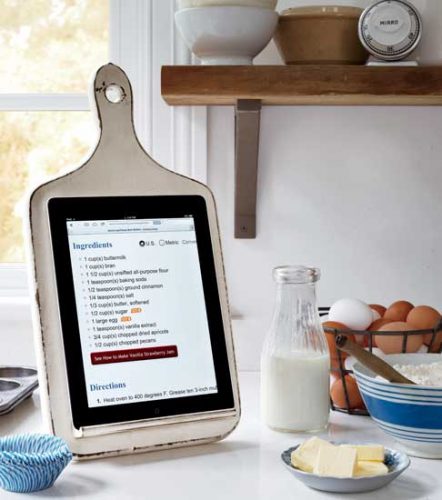 Cutting Board Tablet Holder
